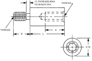 Round Male/Female Standoff | Cal Fasteners, Inc.